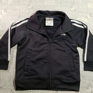 Gray Adidas Toddler Jacket